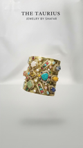 Sabyasachi Inspired Navratan Stones Cuff Kada