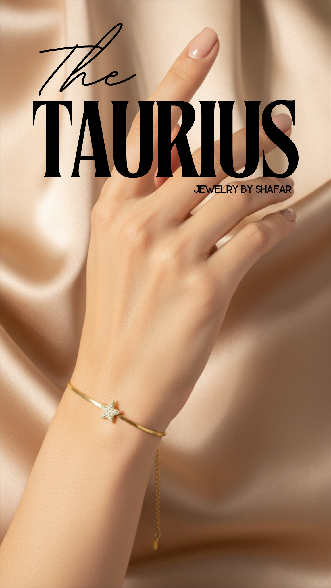 18K Gold Plated Star Charm Bracelet