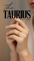 18K Gold Plated Delicate Floral Eternity Band Adjustable Ring - Anti Tarnish & Waterproof