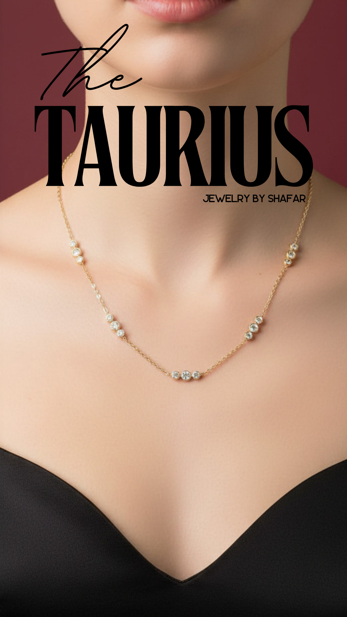 Diamond Station Chain Necklace