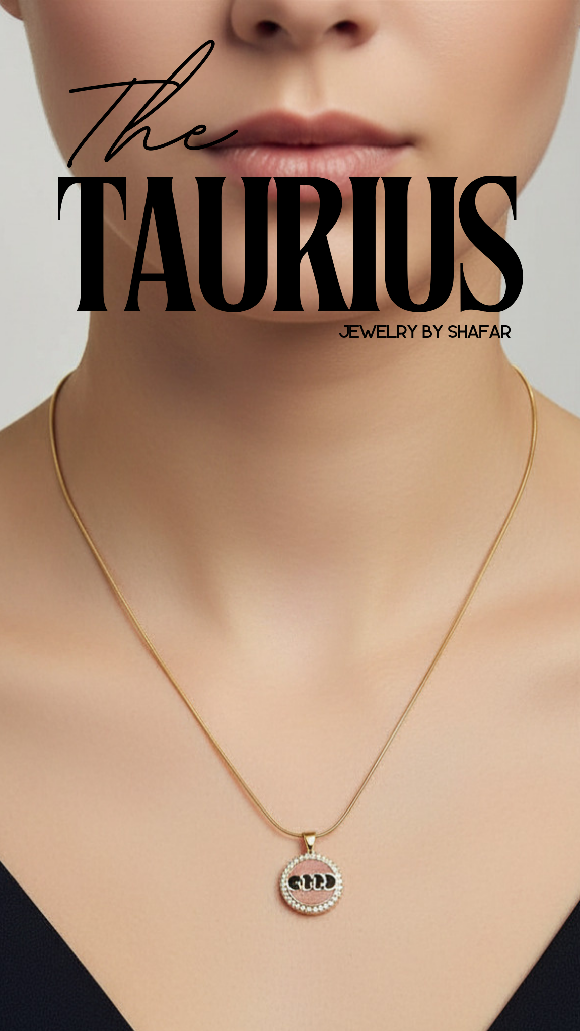 Diamond Halo Coin Pendant Necklace