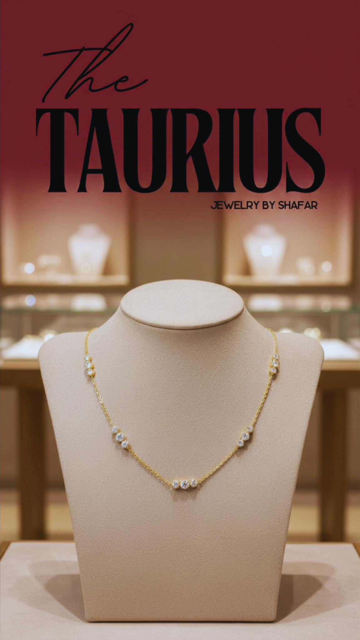 Diamond Station Chain Necklace
