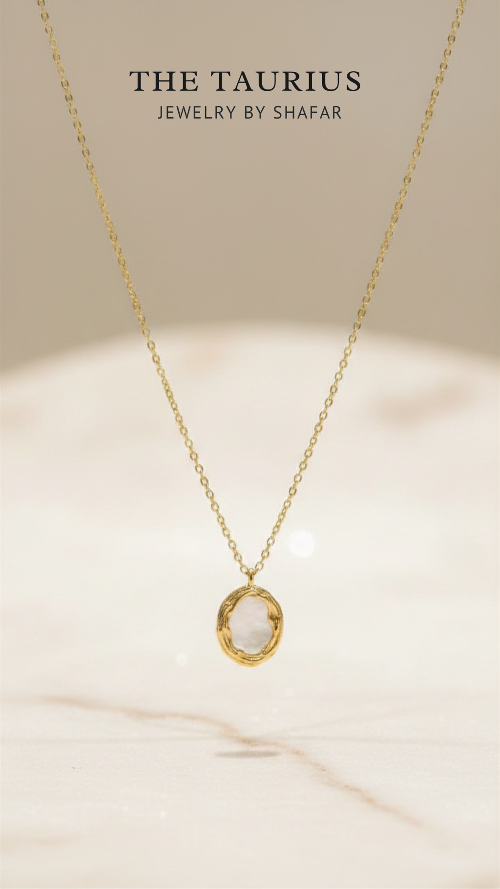 Opal Circle Pendant Necklace