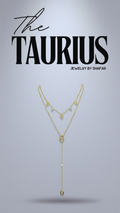 Double Layer Oval Link Lariat Necklace