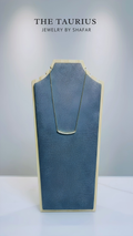 Diamond Bar Pendant Necklace