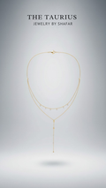 American Diamond Layered Lariat Necklace